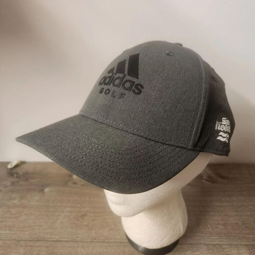 Adidas Golf San Vicente Golf Course Gray Adjustable Snapback Baseball Hat Cap